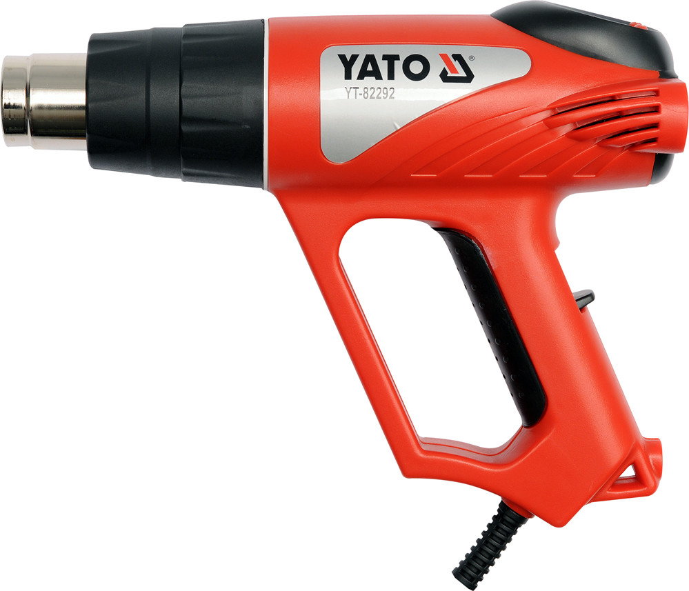 

Строительный фен YATO 2 кВт 550°C + аксессуары и кейс