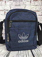 Спортивная сумка-барсетка через плечо Adidas .Тканевая сумка. КС135-1