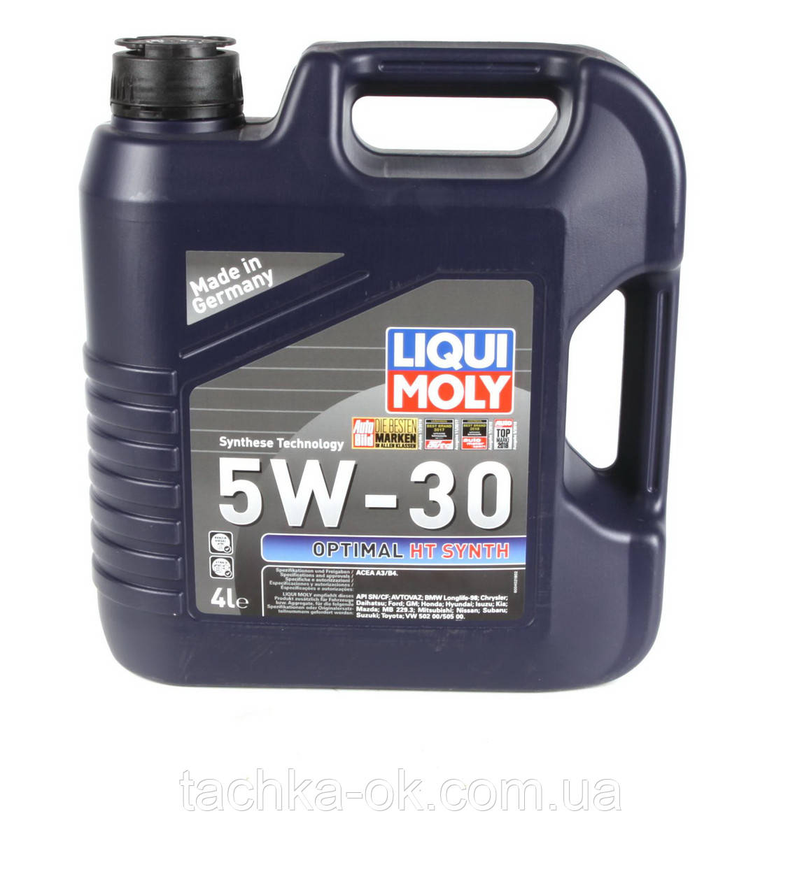 

LIQUI MOLY Масло 5W30 Optimal HT Synth (4L) (BMW LL-98/MB 229.3/VW 502.00/505.00)