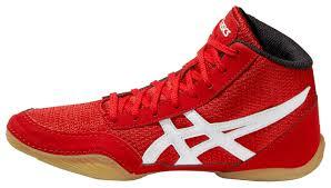 asics shoes red