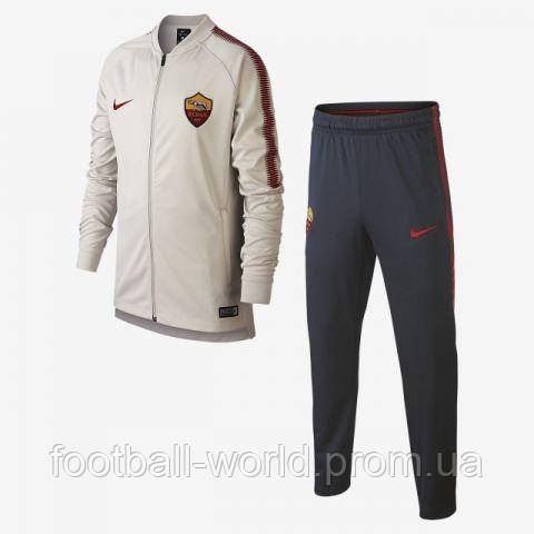 

Спортивный костюм подростковый Nike Roma Trainingspak серо-т.синий 855237-072, Серый