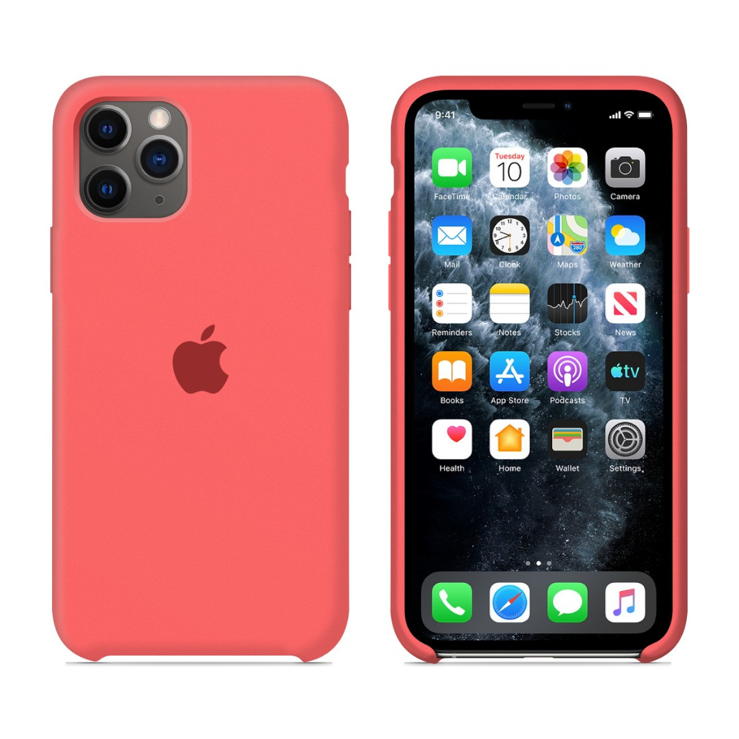 

Чехол Silicone Case для Apple iPhone 11 Pro персиковый (30 Peach) Премиум
