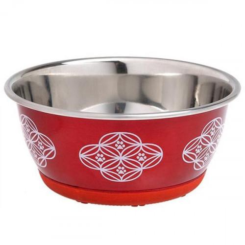 

Миска Flamingo Bowl Selecta Red для собак и котов, 13 см, 500 мл