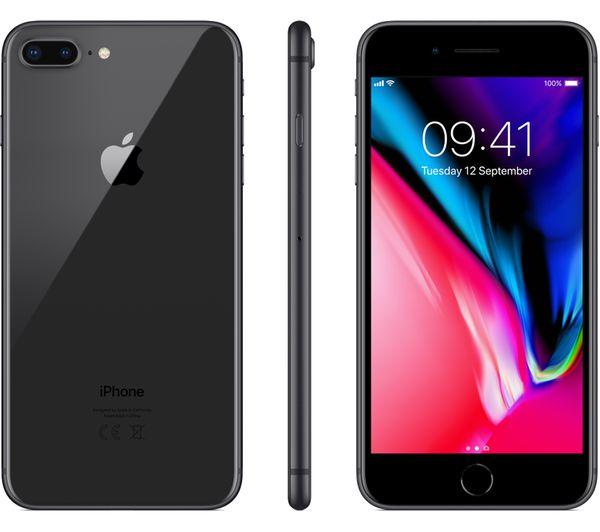 

Б/У, Смартфон, Apple, iPhone, 8 Plus, 64GB, Space Gray, Темно-серый