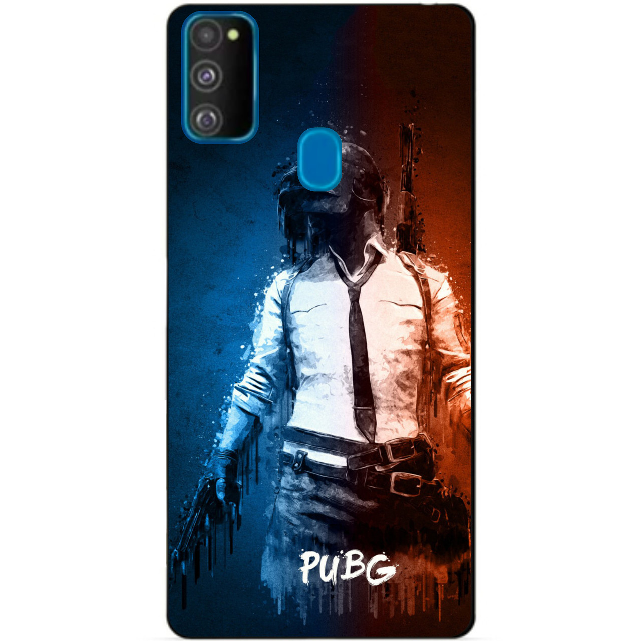 

Силиконовый бампер чехол для Samsung M21 Galaxy M215f с рисунком PUBG, Разные цвета