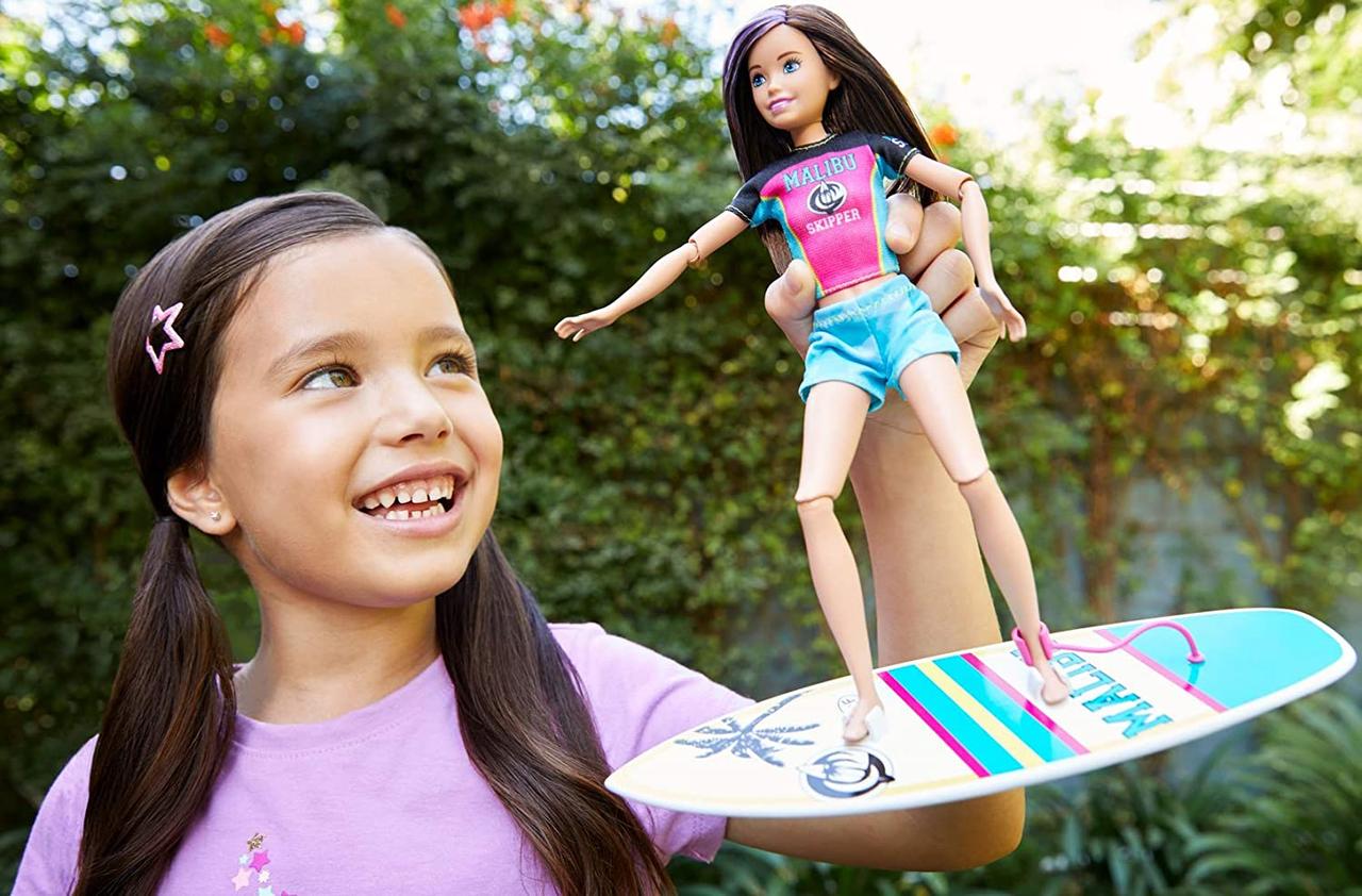 Кукла Барби Оригинал с доской для серфинга и аксессуарами (GHK36) (887961795226)