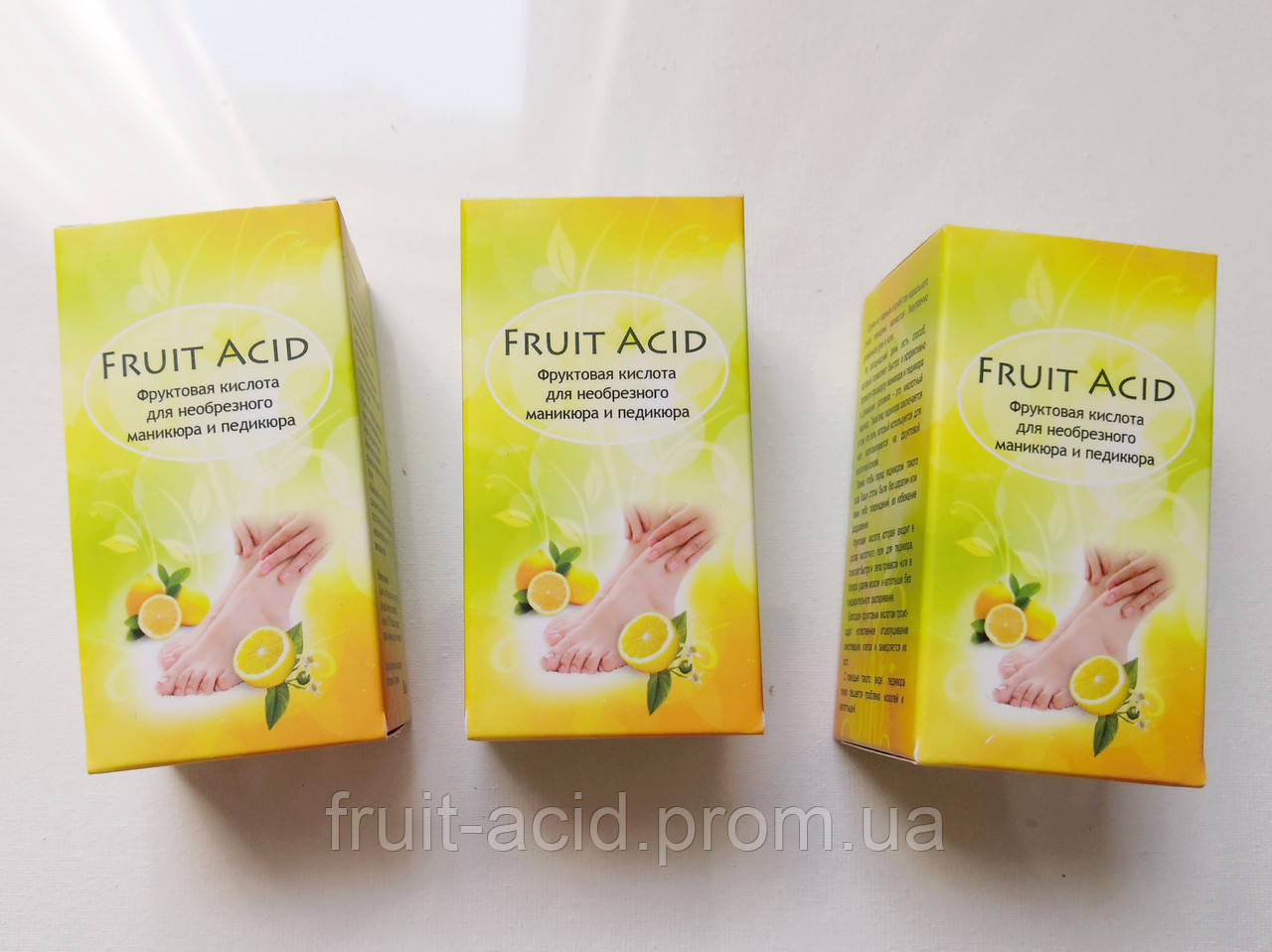 

Биогель, Fruit Acid 60 ml Фруктовая кислота BioGel Необрезной маникюр и педикюр, 3 шт