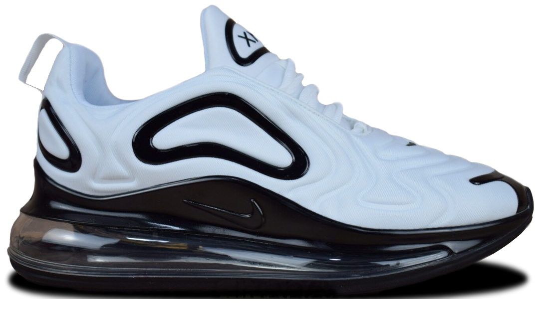 

Мужские Мужские Кроссовки Nike Air Max 720 "White Black" - "Белые Черные" (Копия ААА, Белый