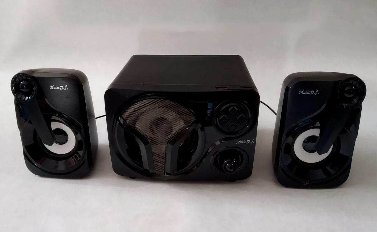 Акустическая система Music DJ (SP-60) + Bluetooth, FM, USB 2.1 CHНет в наличии