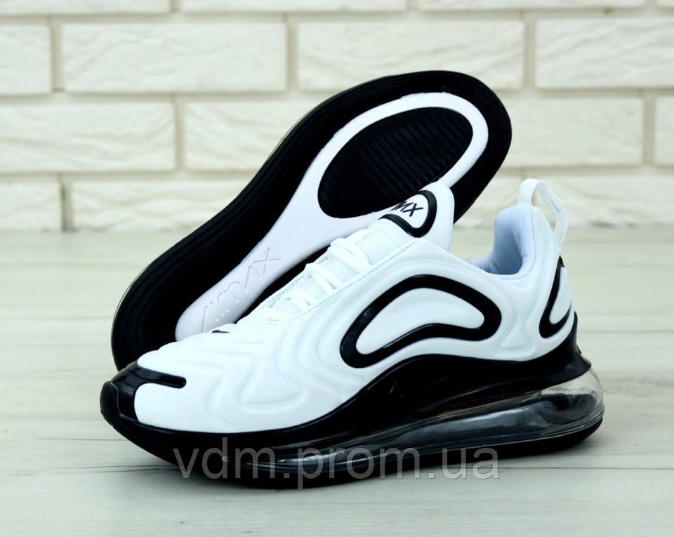 

Кроссовки мужские Nike Air Max 720 в стиле Найк Аир Макс, текстиль, код KD-11747. Белые 43, Белый