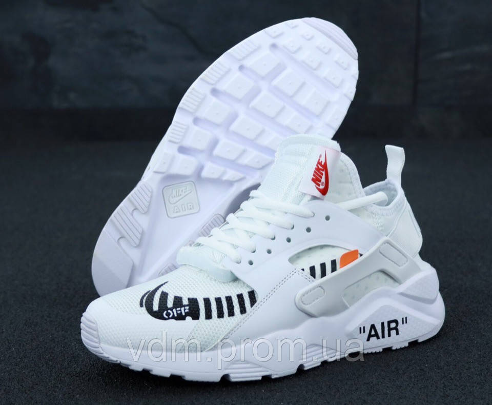 

Кроссовки женские Nike Huarache в стиле Найк Хуараче, текстиль, код KD-11810. Белые 37, Белый