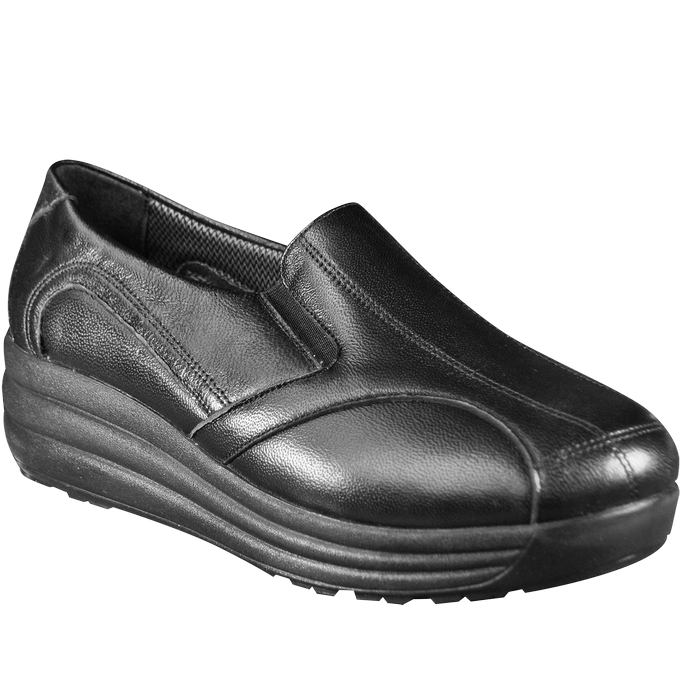 Жіночі ортопедичні туфлі чорні 17-012, Черный