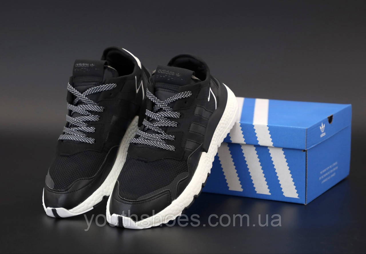 

Кроссовки мужские Adidas Nite Jogger "Черные" р. 41-45