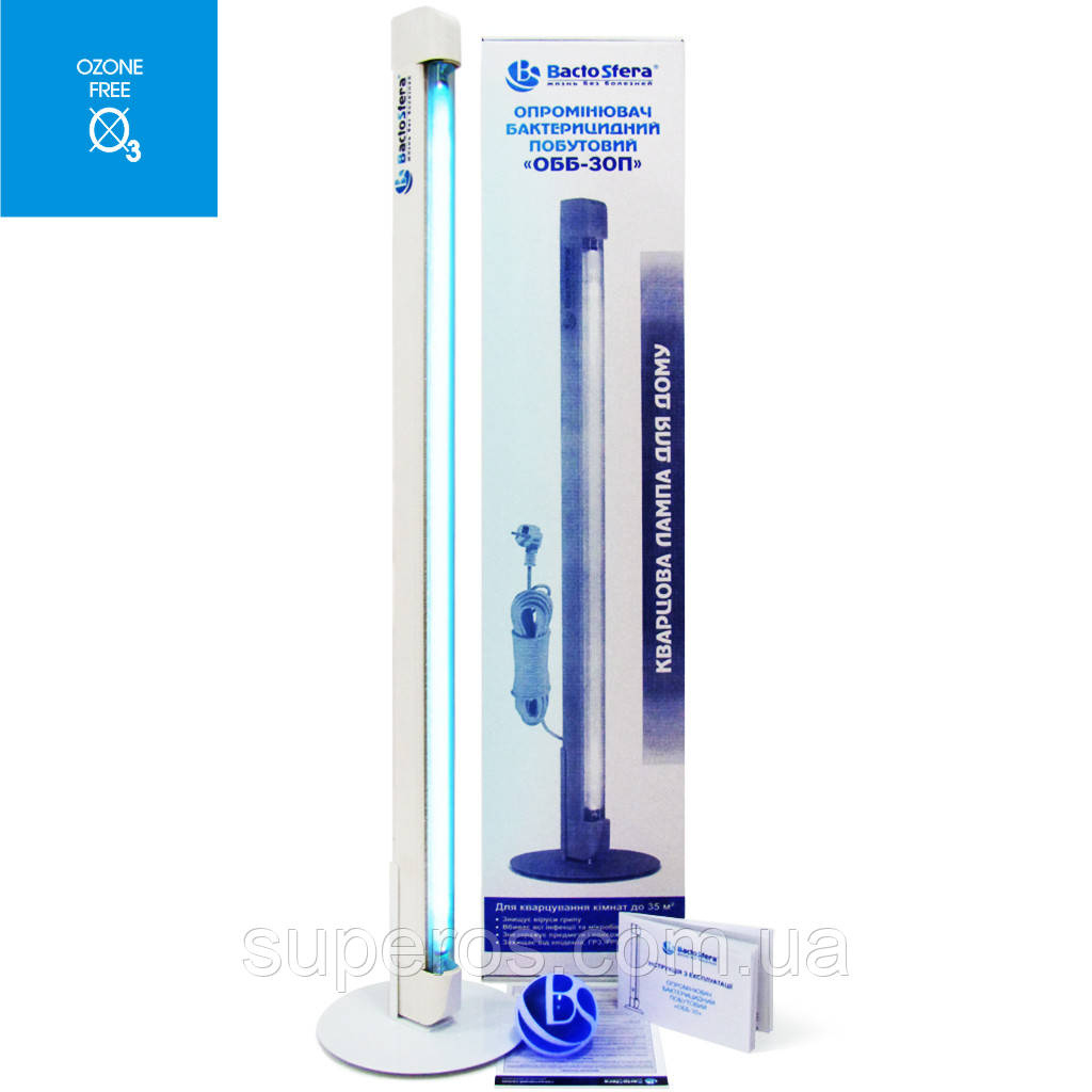 

Облучатель бактерицидный BactoSfera OBB 30P OZONE FREE