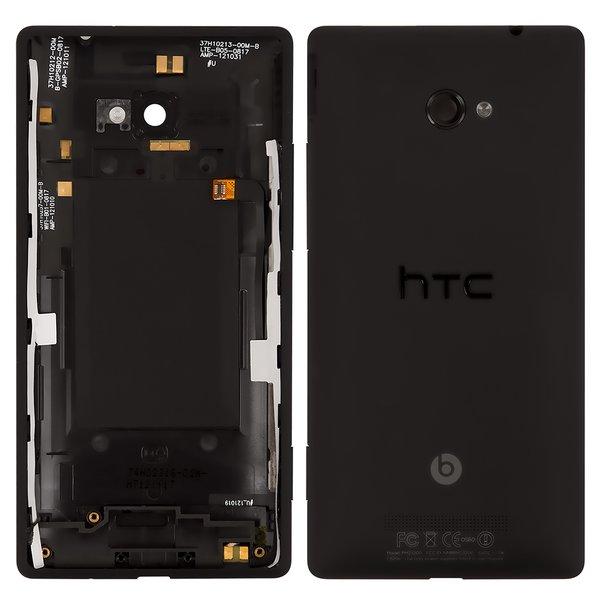 Задняя панель корпуса для HTC C620e Windows Phone 8X, черный