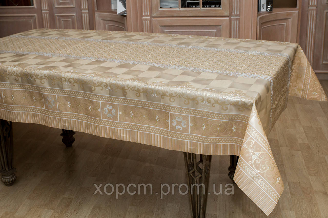 

Скатерть виниловая в рулоне Meiwa "Silky" 1.4х20м 5493-6 (260beige)