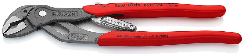 

KNIPEX SmartGrip ® Сантехнічні кліщі з автоматичною установкою 85 01 250