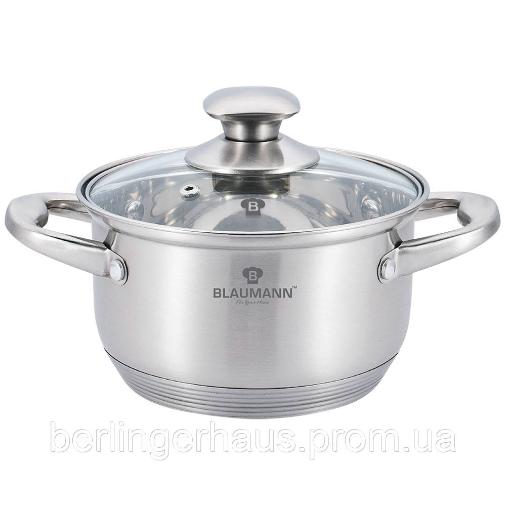 

Каструля з кришкою 6,0 л (24х14,5 см) - BL 3320 - BLAUMANN