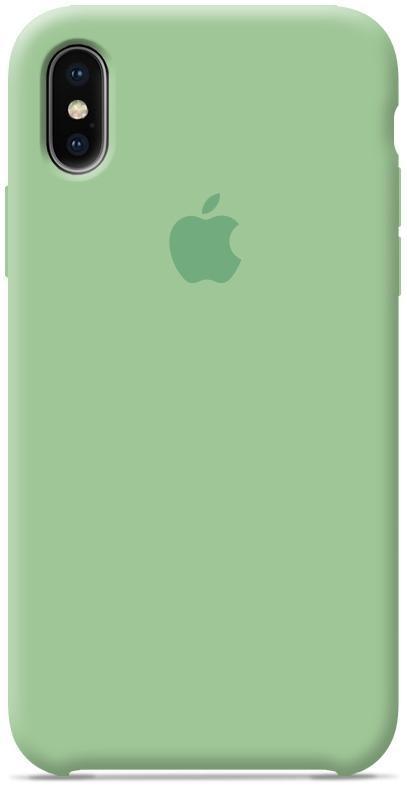 

Чехол Silicone Case для Apple iPhone X/XS светло-оливковый (01 Shiny olive) Премиум