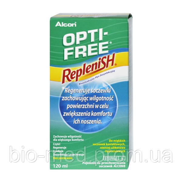 

Opti-Free Replenish - дезинфицирующее средство для линз, 120 мл