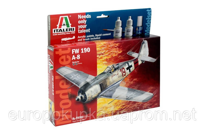 

Сборная модель ITALERI Самолет Fw 190 A8F8 (70392)