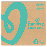 Подгузники Pampers Active Baby 3 (Midi) 6-10 кг, 208 подгузников CPA, фото 5