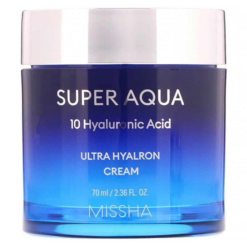 

Missha, Super Aqua, Ultra Hyalron Cream, 2.36 fl oz (70 ml)