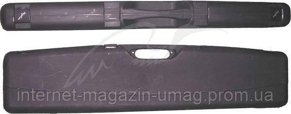 Кейс MEGAline збройовий 110x25x11 пластиковий, чорний,кліпси ц:чорний