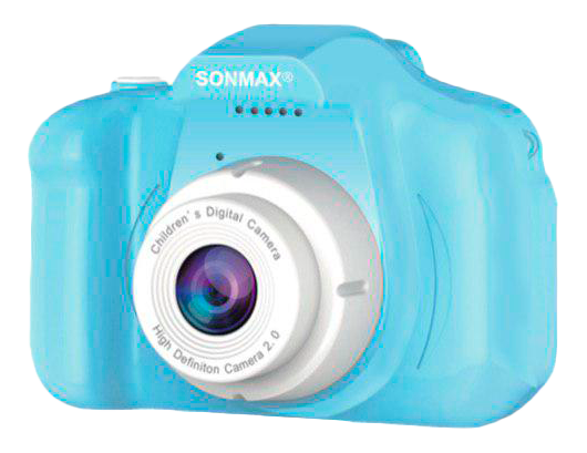 

Детская Фотокамера Sonmax СИНЯЯ c 2.0″ дисплеем и с функцией видео, Синий