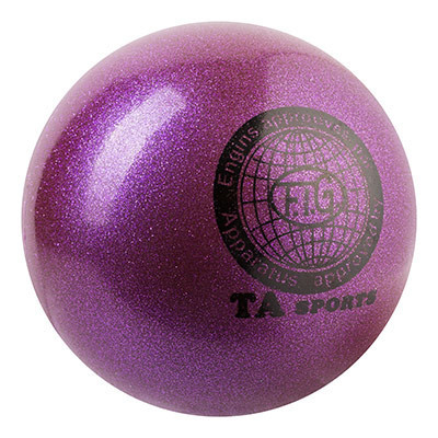 

Мяч для художественной гимнастики с глиттером TA SPORT (d-19 см, 400гр)