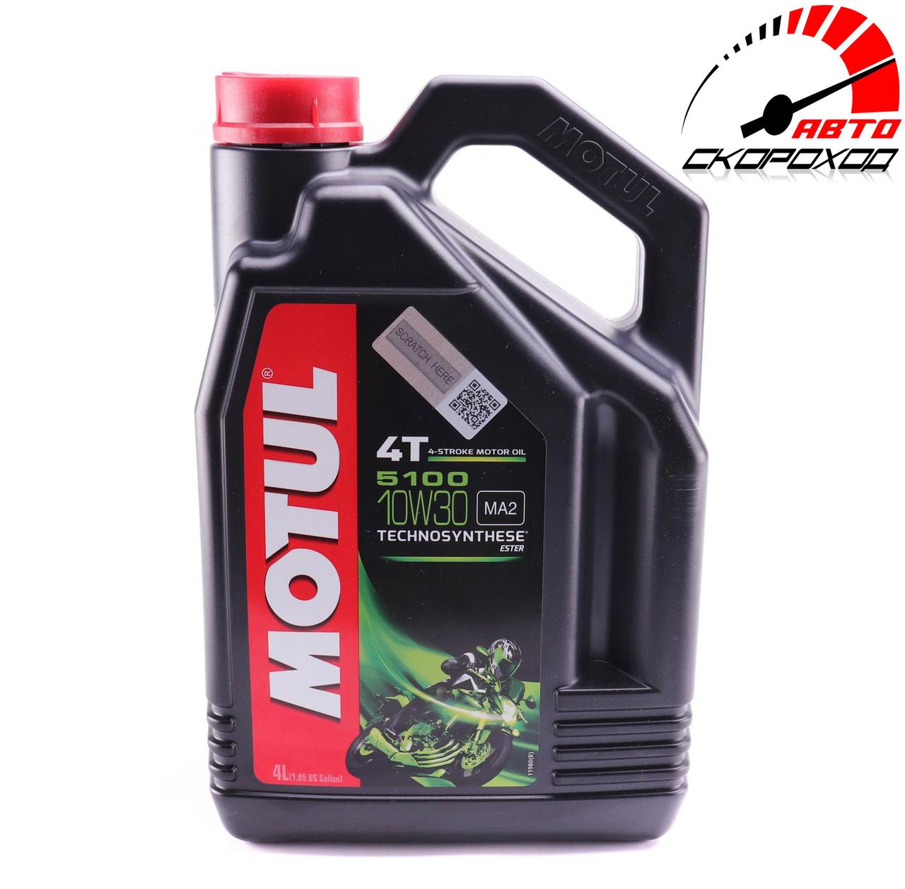 

Моторное масло MOTUL 5100 4T 10W-30 (4л)