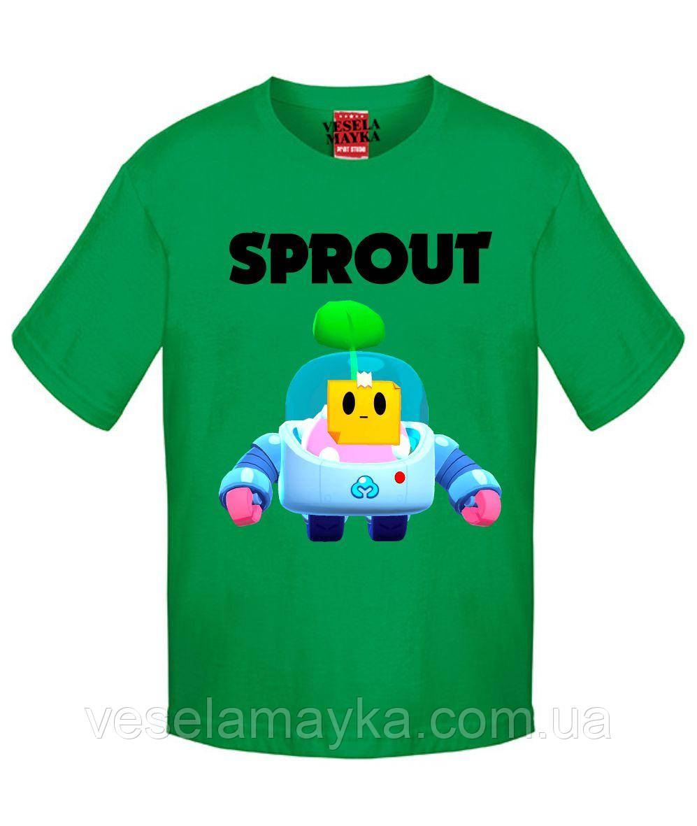 

Детская футболка Спраут 2 (Sprout) Зеленый, 7-8 лет (128см