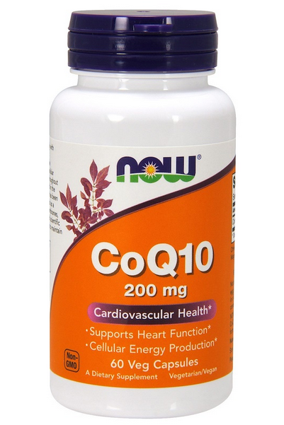 

Коэнзим NOW Foods CoQ10 200 мг - 60 веган. капс.