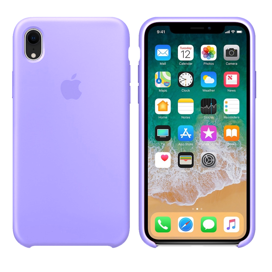 

Силиконовый чехол на айфон/iphone XR violet лиловый, Фиолетовый