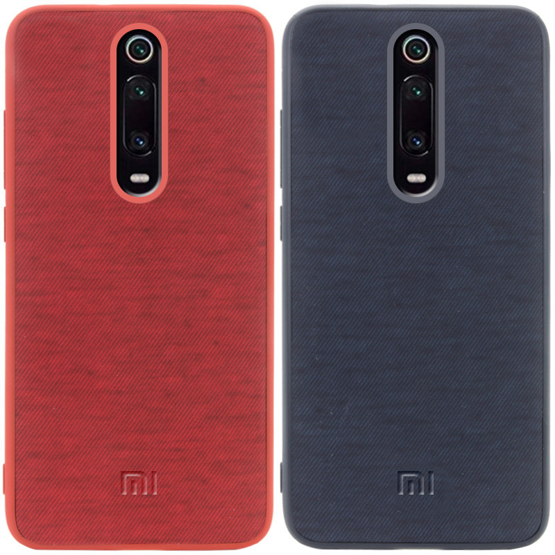 

TPU чехол Textile Logo для Xiaomi Redmi K20 / K20 Pro / Mi9T / Mi9T Pro