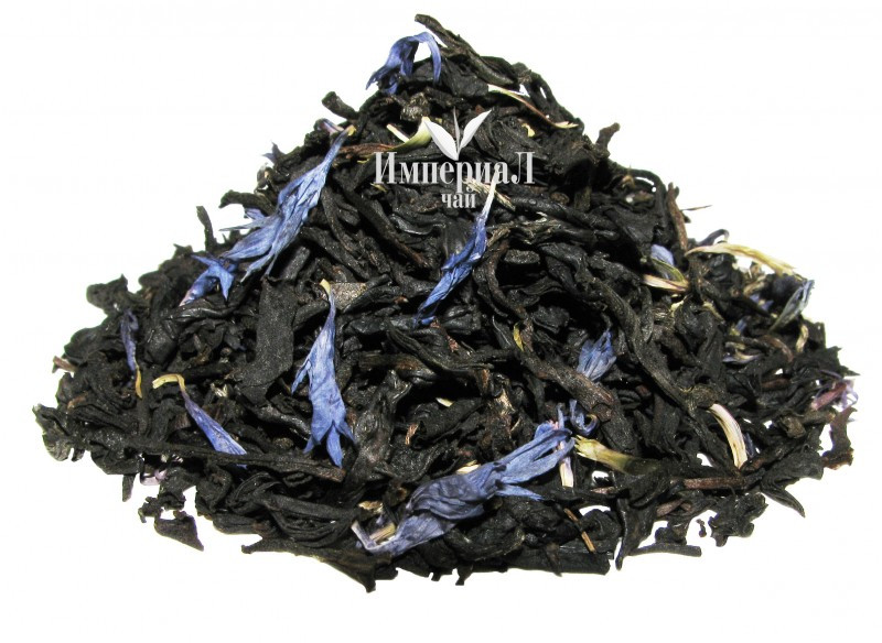 Чай чорний з добавками Ерл Грей блакитний квітка 100