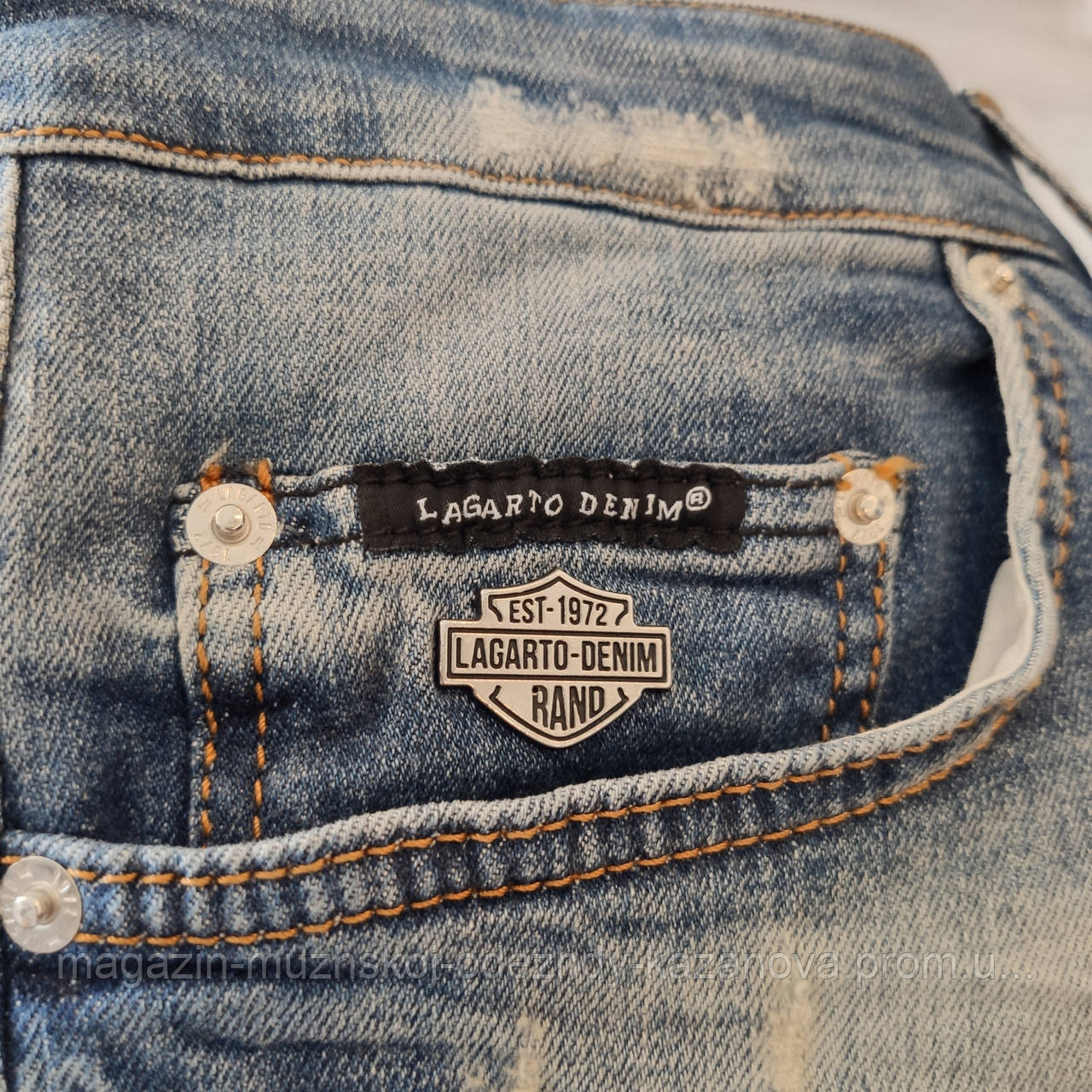 Мужские джинсовые шорты "Lagarto Denim" 307 батал, цена 1199 грн - Prom.ua  (ID#1175308580)