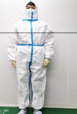 "Защитный костюм стерилизованный со скотчем синим размеры 165-170-175-180-185"