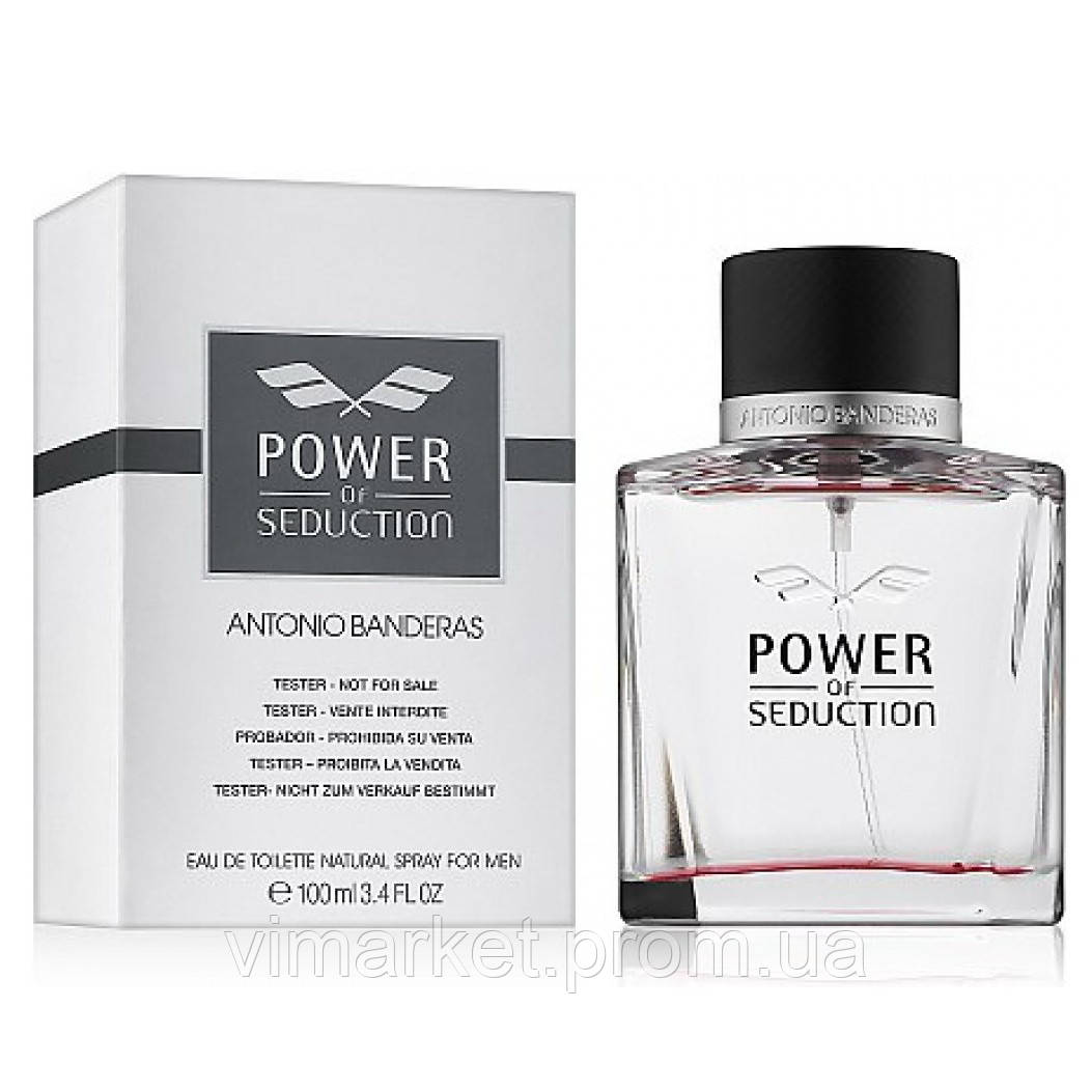 

Оригинальная мужская туалетная вода Antonio Banderas Power of Seduction eau de toilette (EDT) Tester 100 мл