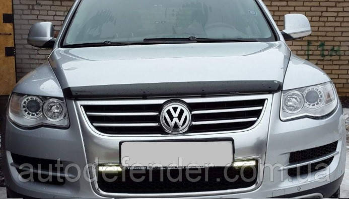 

Дефлектор капота (Люкс!) мухобойка Volkswagen VW Touareg I 2003-2010, SIM, SVOTOU0312