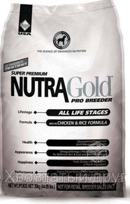 

NUTRA GOLD ProBreeder 1кг супер-премиум корм для собак всех пород на всех стадиях жизни