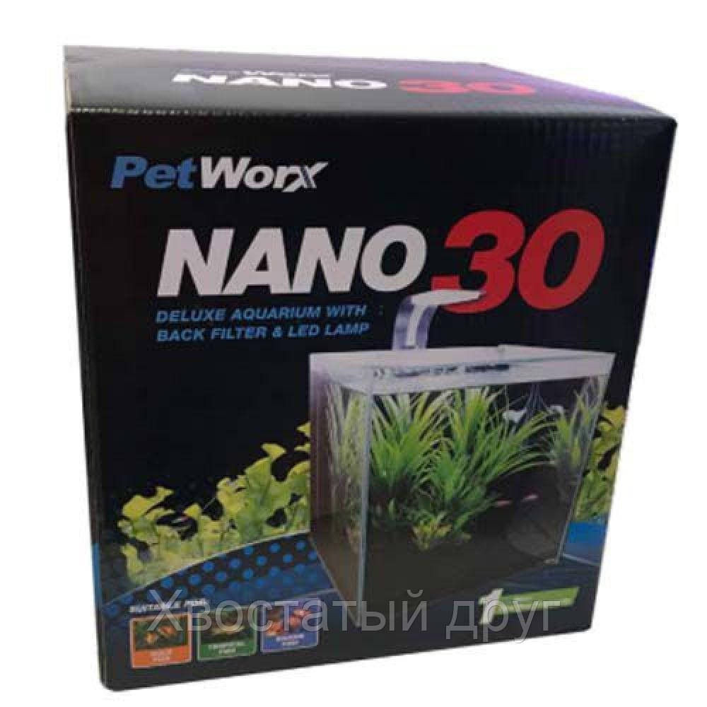 

PetWorx Nano-30 аквариумный набор с оборудованием, 27 л