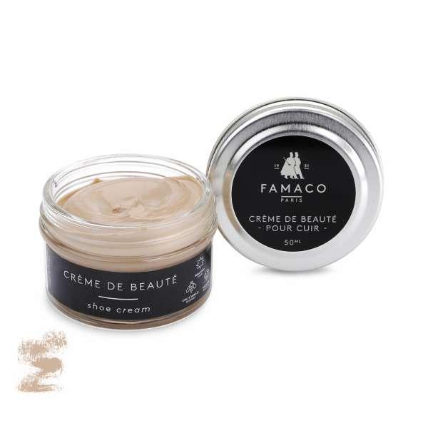 

✅ Бледно-песочный крем для обуви Famaco Creme De Beaute, 50 мл, Бежевый