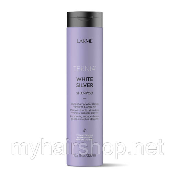 

Шампунь для светлых волос Lakme White Silver 300 мл