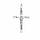 Серебряный родированный крест с распятием 0552, фото 3