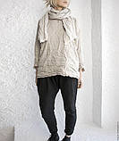 Костюм з натурального льону, комплект штани і туніка (можна окремо). Колір, розмір на вибір до 80, фото 9