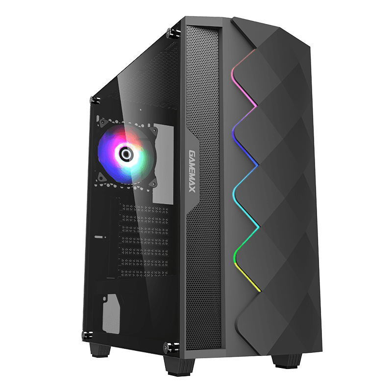 

Корпус GameMax Diamond black ATX без БП.