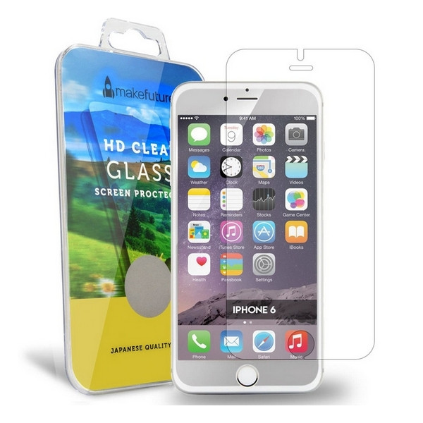 

Захисне скло Apple iPhone 6/6s прозоре MakeFuture