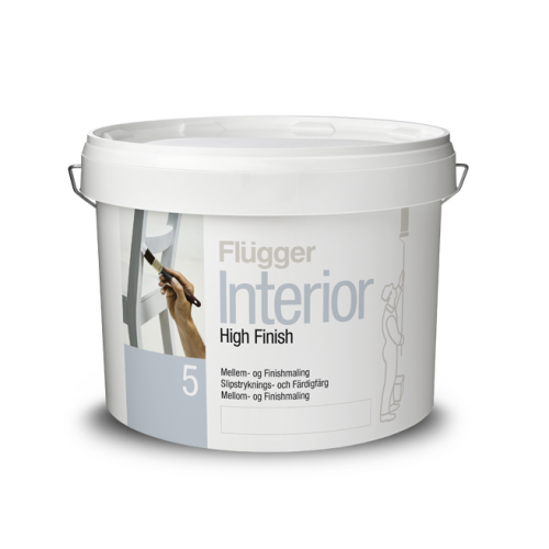 

Эмаль акриловая Flugger Interior High Finish 5 Vit белая