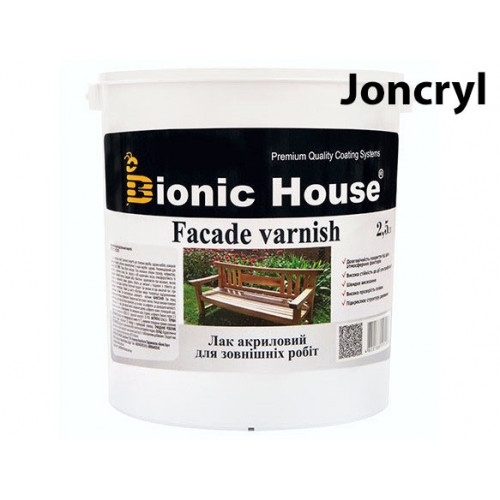 

Лак водный для наружных работ Joncryl Bionic House полуматовый Индиго